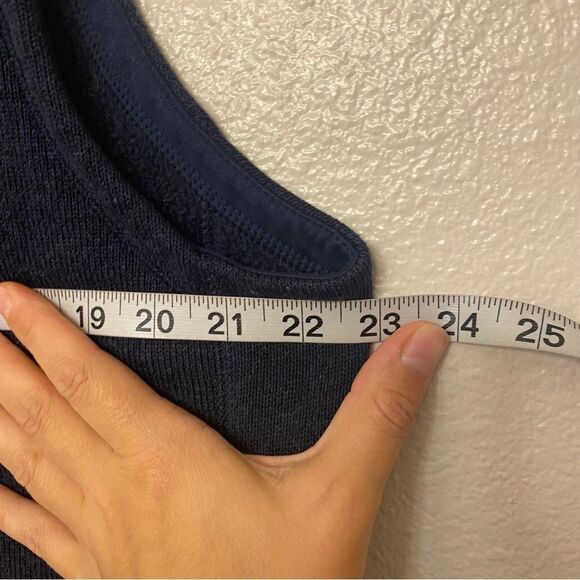 Patagonia Better Sweater Vest full zip navy blue Phosphorus logo embroidered XL - Picture 6 of 11